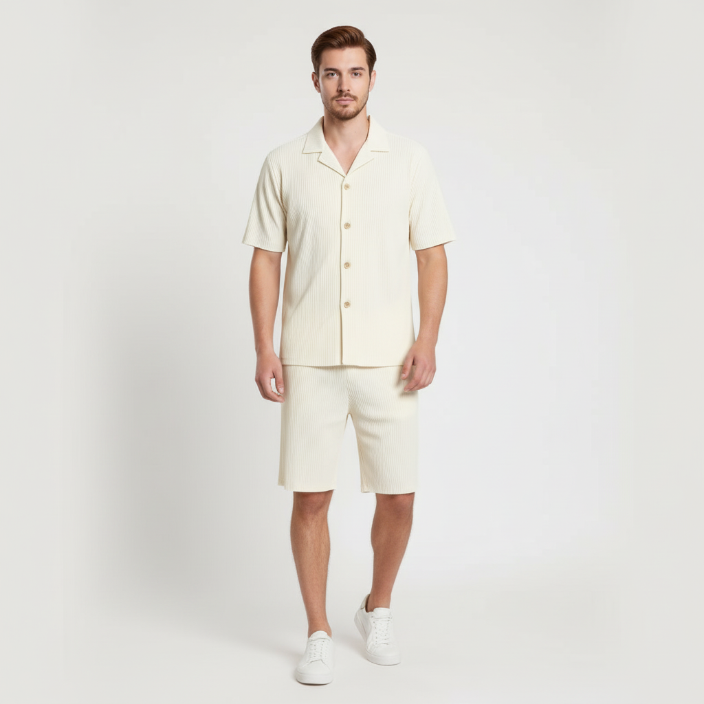 Hudson | Cotton Linen Men's Set for Summer Days