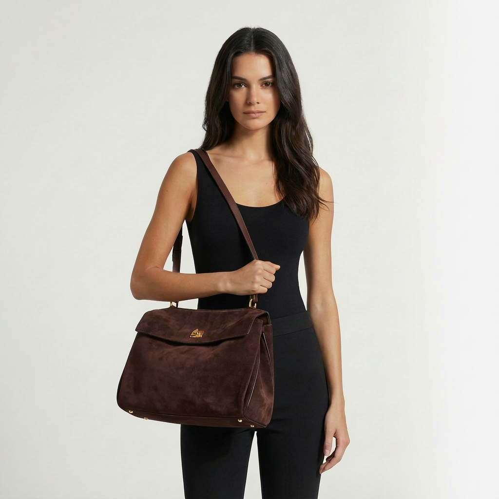 Isabella | Suede Vintage-Style Women’s Bag