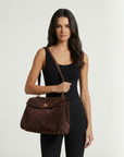 Isabella | Suede Vintage-Style Women’s Bag
