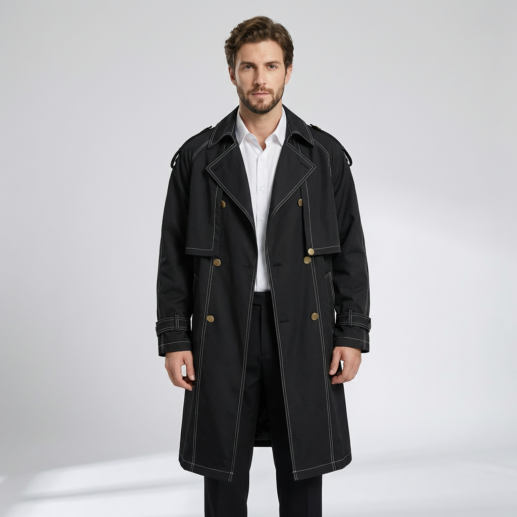 Jarrod | Relaxed Double Breasted Men’s Coat for Casual Wear