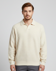 Mitchell | Long Sleeve Men's Polo for Elegant Style