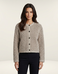 Katrina | Teddy Texture Women’s Cardigan for Cozy Styling
