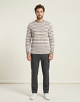 Eamon | Striped Pattern Men’s Shirt for Timeless Appeal
