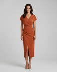 Elora | Cocktail Ready Midi Dress for Elegant Evenings