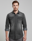 Lachlan | Striped Button Down Men's Shirt for Classic Style