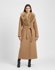 Anika | Faux Fur Women’s Trench Coat for Winter Style