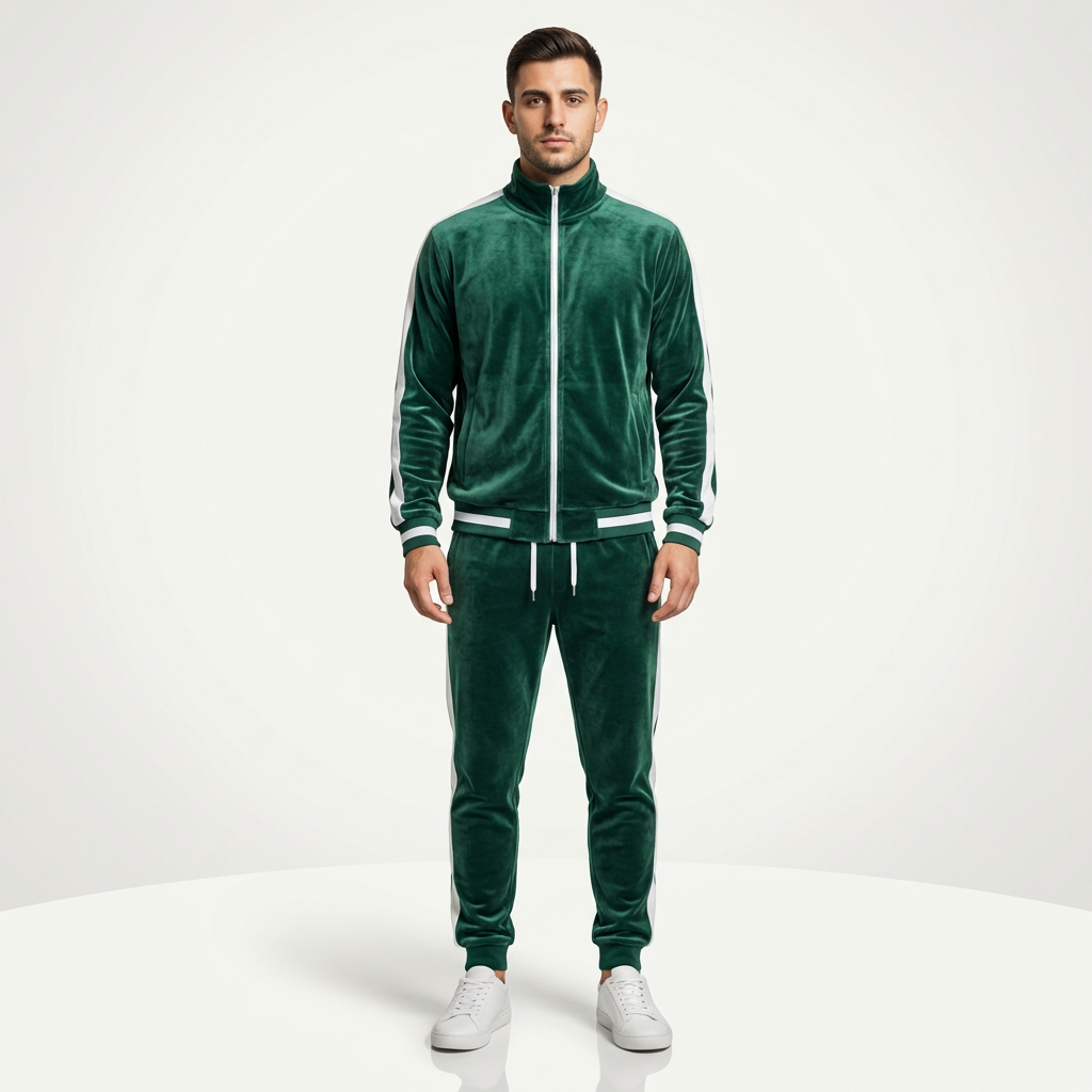 Mitchell | Velvet Comfort Men’s Tracksuit for Elevated Loungewear