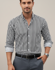 Bailey | Striped Men's Shirt for Versatile Outfits