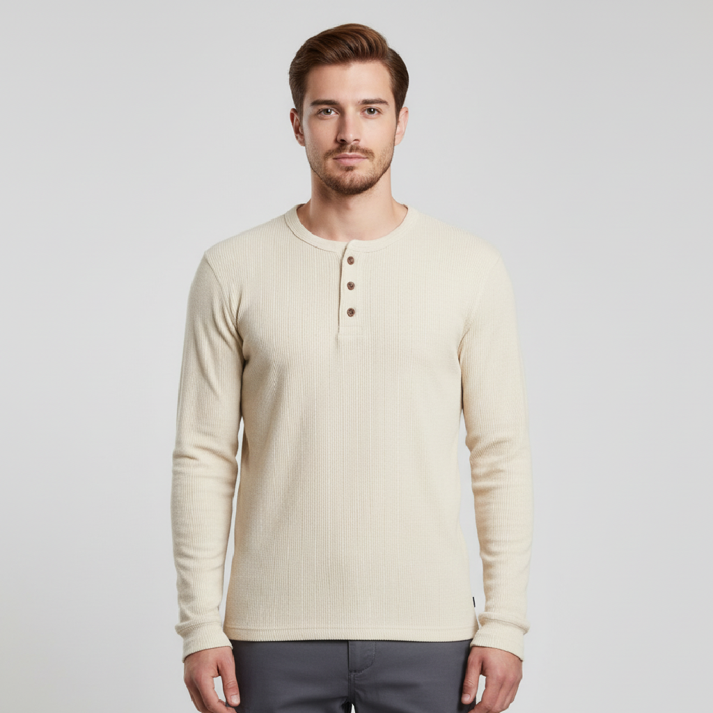 Hudson | Casual Long Sleeve Men's Shirt for Daily Wear