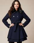 Matilda | Faux Fur Women's Trench Coat for Winter Style