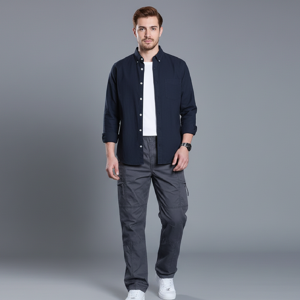 Flynn | Lightweight Linen Men's Shirt for Casual Style