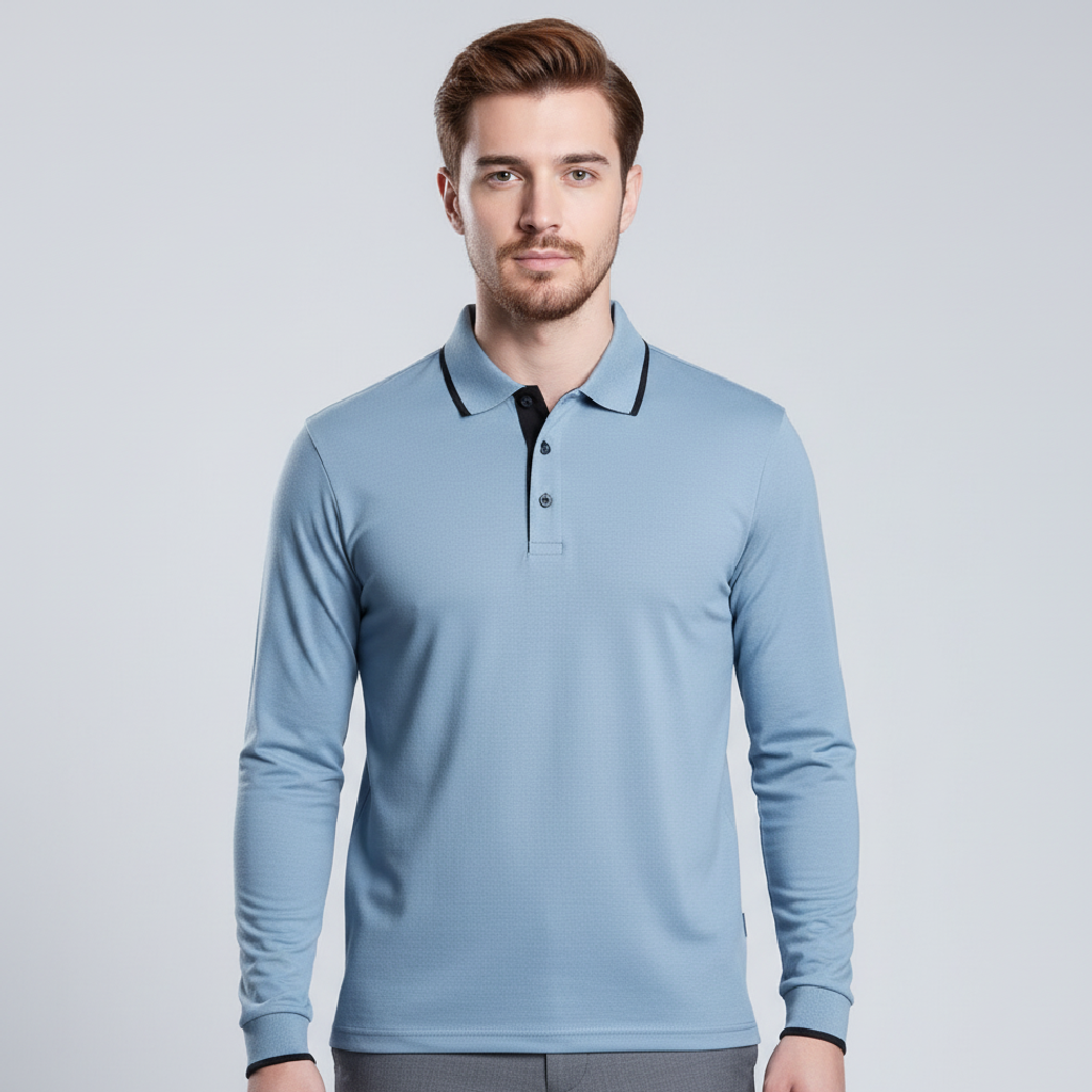 Archer | Long Sleeve Men's Polo for Versatile Style