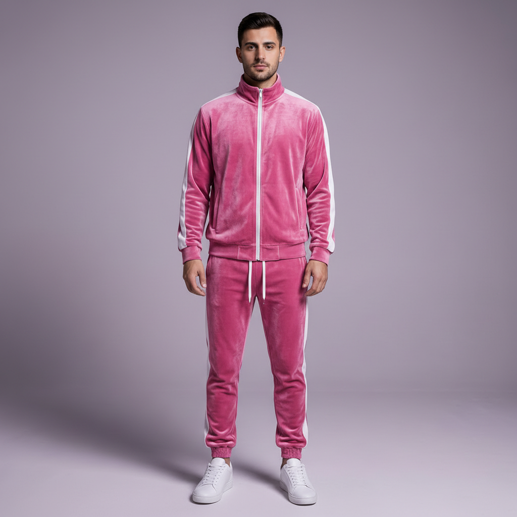 Mitchell | Velvet Comfort Men’s Tracksuit for Elevated Loungewear
