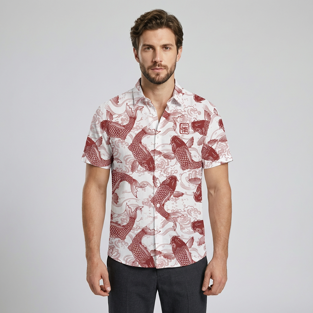Callan | Vintage Graphic Men’s Shirt for Casual Styling