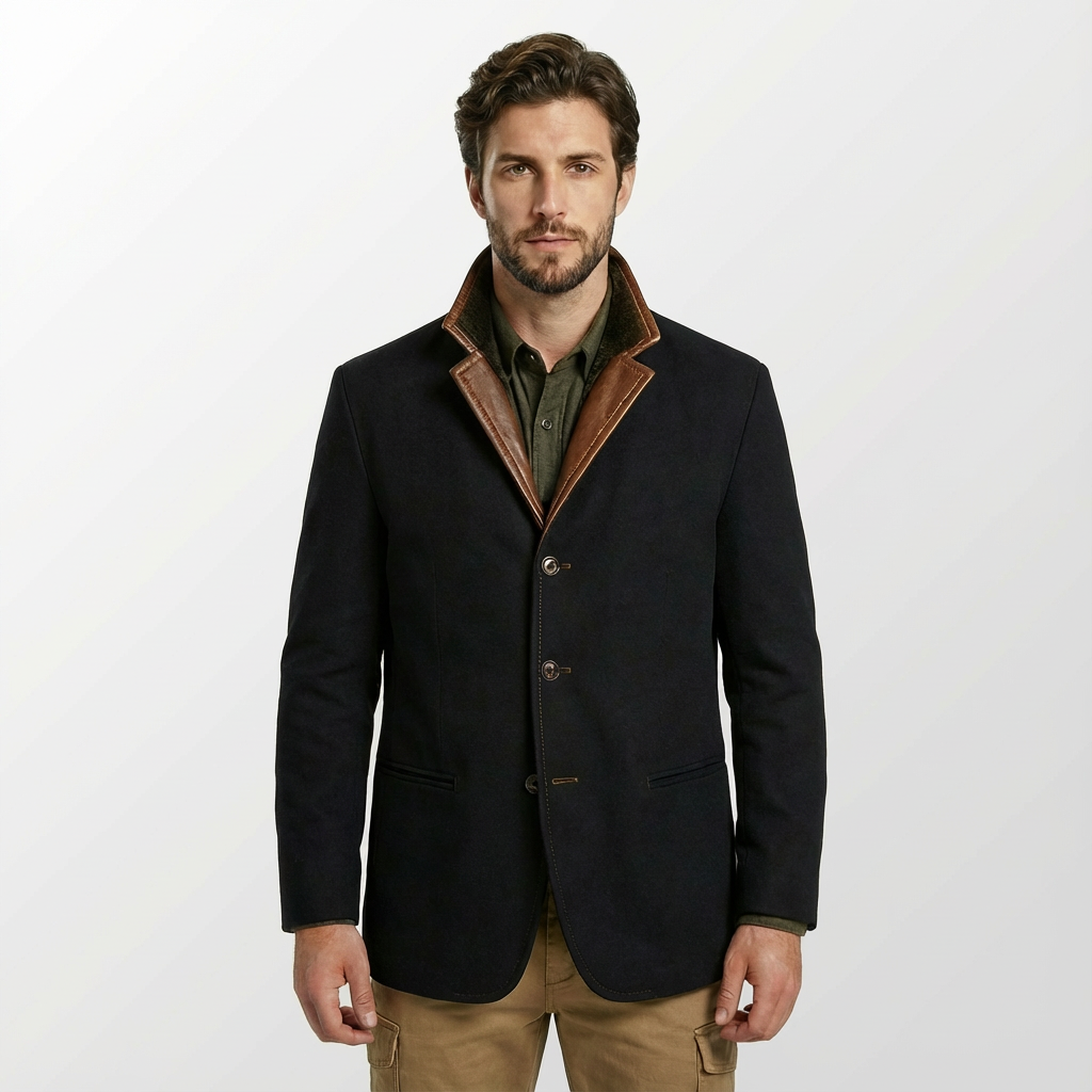 Oliver | Men’s Jacket in Leather for Autumn Style