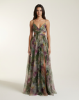 Lottie | Floral Summer Maxi Dress with Feminine Shape
