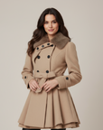 Matilda | Faux Fur Women's Trench Coat for Winter Style