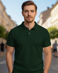 Bailey | Waffle Knit Men's Polo for Modern Comfort