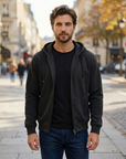 Oscar | Full Zip Men’s Hoodie for Practical Styling