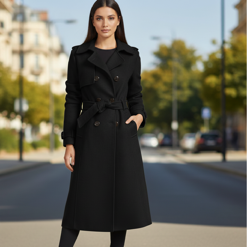 Poppy | Minimalist Women’s Trench Coat for Elegant Design