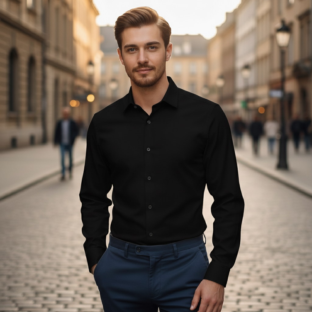 Hamish | Modern Men's Shirt for Stylish Looks