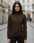 Sienna | Fitted Turtleneck Women's Top Sweater