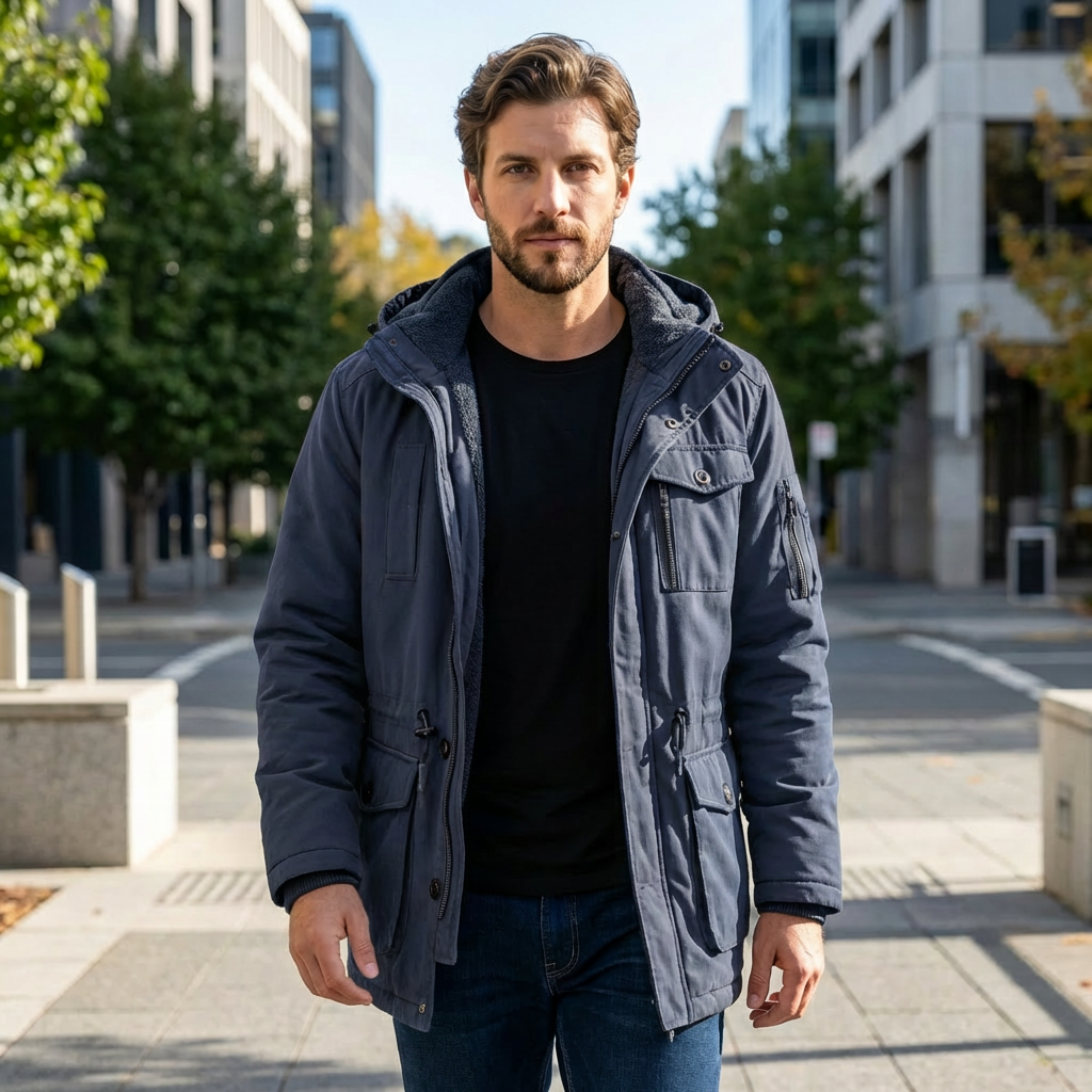 Kieran | Insulated Winter Men’s Coat for Cold Weather