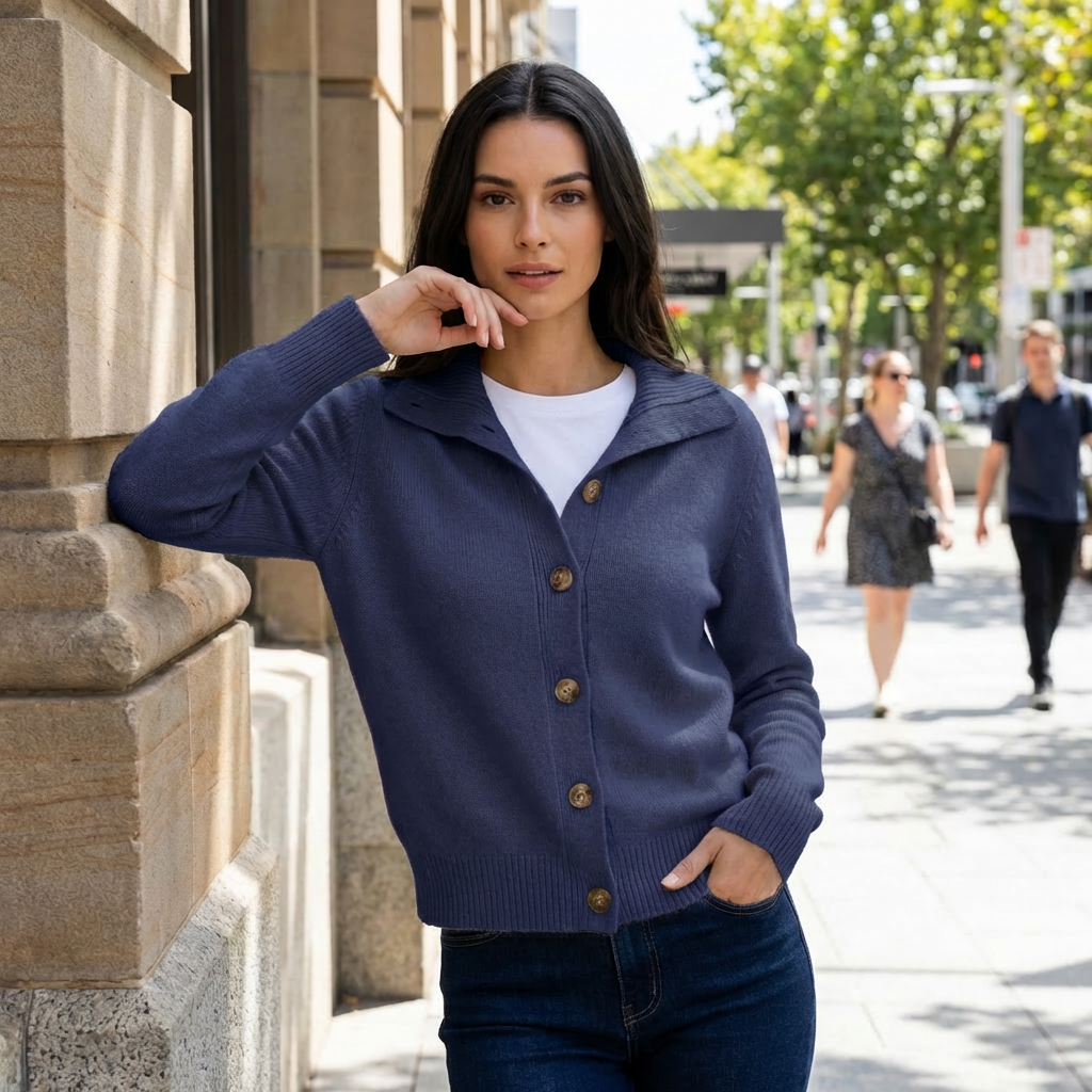 Natalie | Knitted Women’s Cardigan Sweater for Everyday Comfort