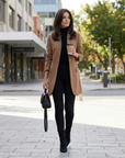 Jorja | Longline Silhouette Women’s Trench Coats for Everyday Wear