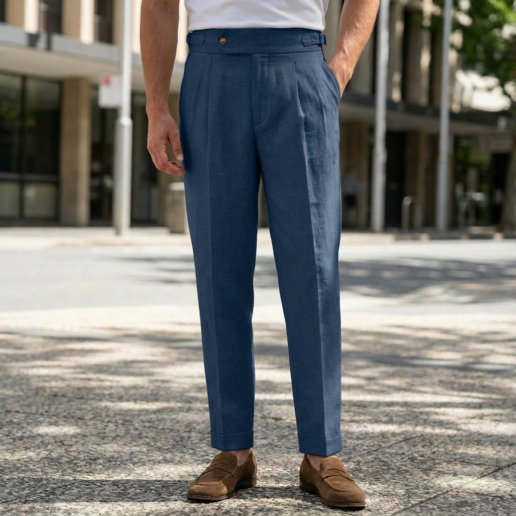 Finn | Classic Pleated Men’s Trouser with Timeless Appeal