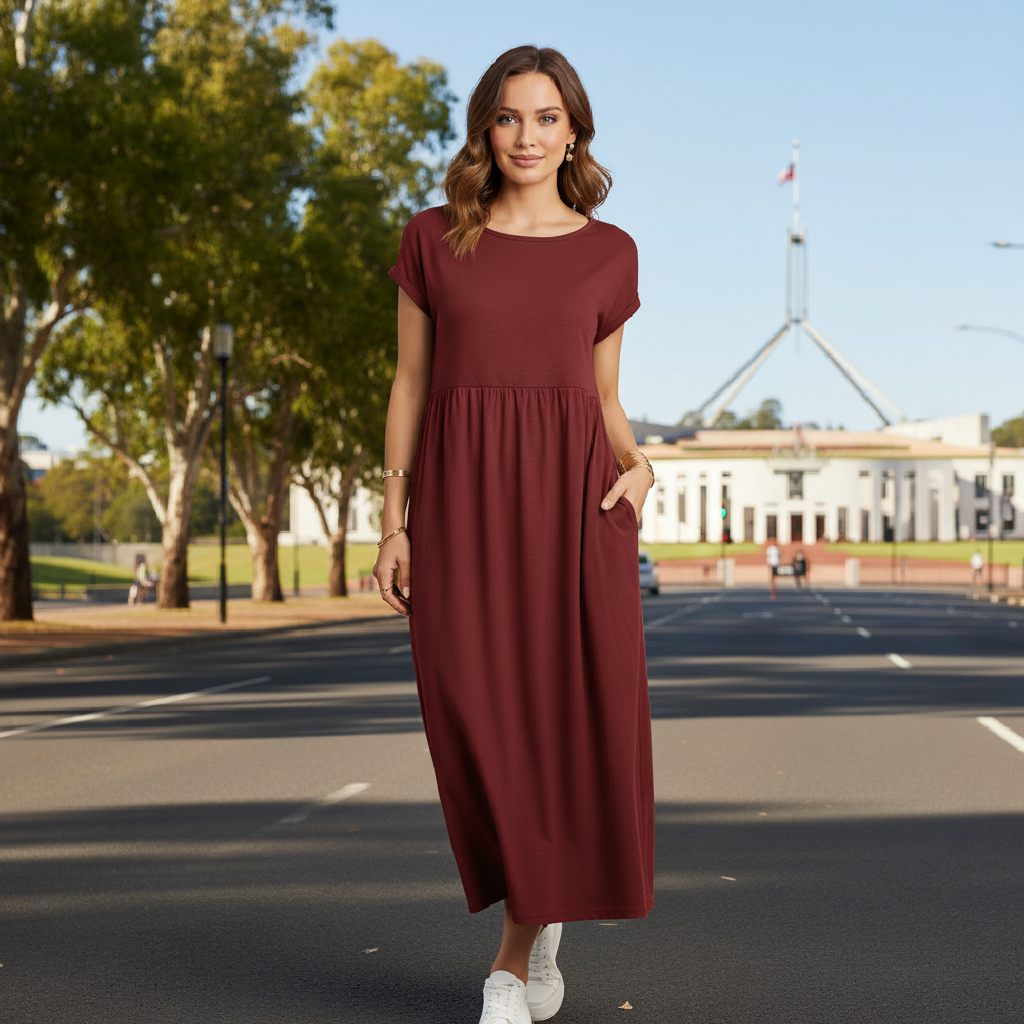 Georgia | Summer Women's Maxi Dress for Effortless Style