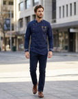 Damien | Everyday Long Sleeve Men’s Shirt for Easy Styling