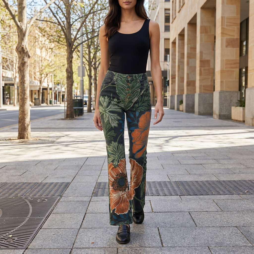 Talia | Flared Retro Women’s Jeans for Statement Looks