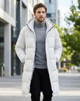 Sawyer | Hooded Longline Men’s Coat for Everyday Wear