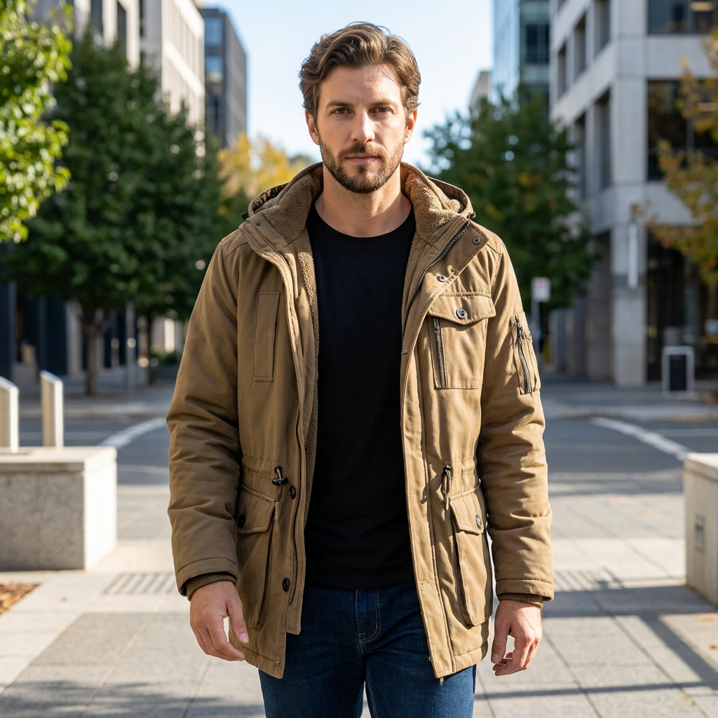 Kieran | Insulated Winter Men’s Coat for Cold Weather