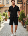 Hudson | Cotton Linen Men's Set for Summer Days