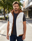 Reece | Hoodie Style Men’s Vest for Casual Days