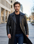 Reece | Gothic Inspired Men’s Coat with Statement Shape