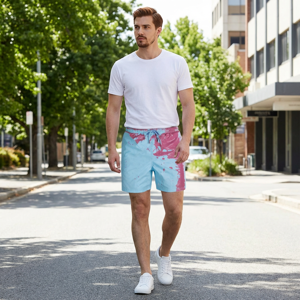 Hugo | Heat Reactive Men’s Shorts for Modern Swimwear