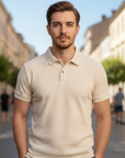 Bailey | Waffle Knit Men's Polo for Modern Comfort