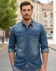 Lachlan | Striped Button Down Men's Shirt for Classic Style