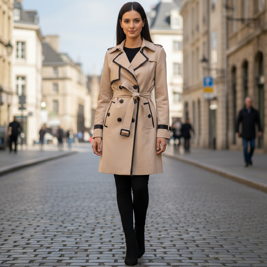 Marlowe | Timeless Women’s Trench Coat for Versatile Wear