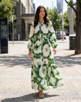 Aria | Long Sleeve Maxi Dress with Flowing Silhouette
