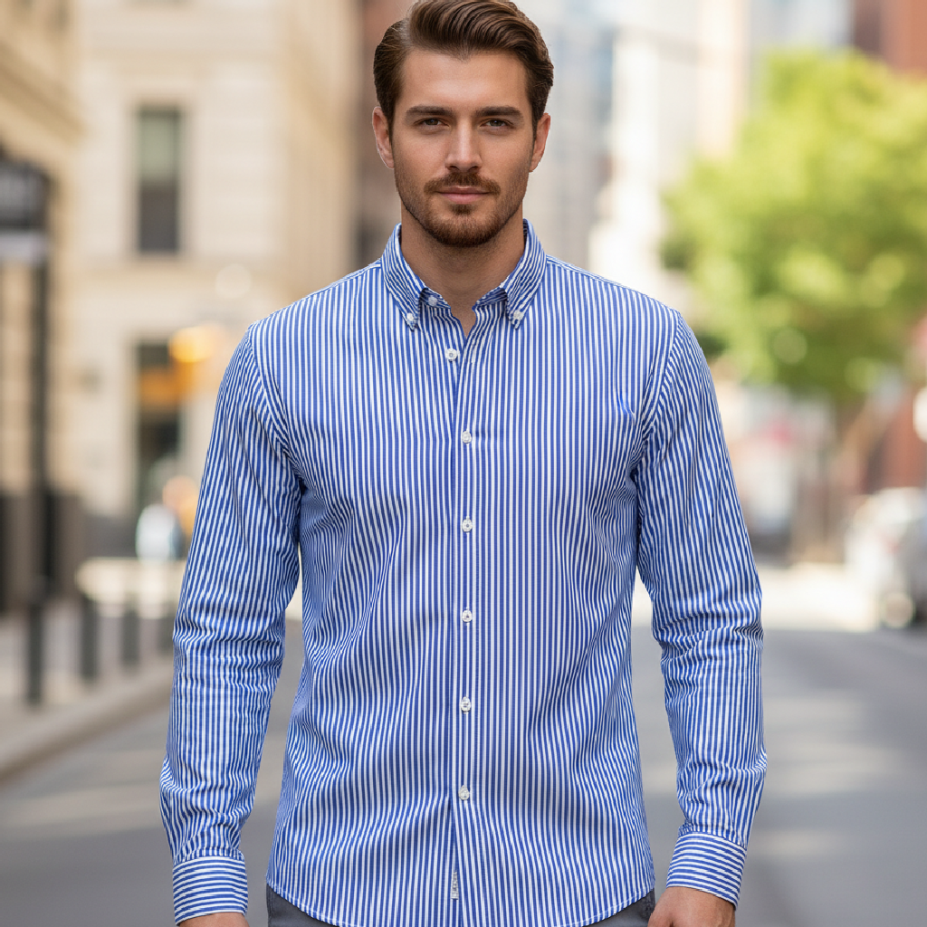 Harrison | Classic Striped Men's Shirt for Everyday Wear