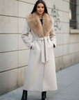 Anika | Faux Fur Women’s Trench Coat for Winter Style