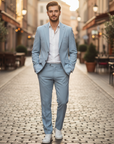 Riley | Elegant Linen Men's Set for Weddings