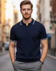 Fraser | V-Neck Men's Polo for Classic Style