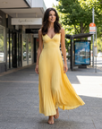 Phoebe | Pleated Style Maxi Dress for Elegant Occasions