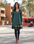 Emerson | Checked Pattern Casual Dresses for Timeless Looks