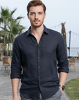 Archer | Linen Men's Shirt for Comfortable Style